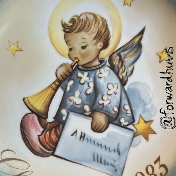 1983 Berta Hummel Collector Plate – “Angelic Messenger” - No Box - Picture 3 of 7
